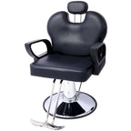 All-Purpose Salon Barber Chair with Adjustable Height & Reclining Back