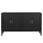 4-Door Sideboard Storage Cabinet with Door Shelf for Living Room, Two Large Cabinets with Adjustable Shelf