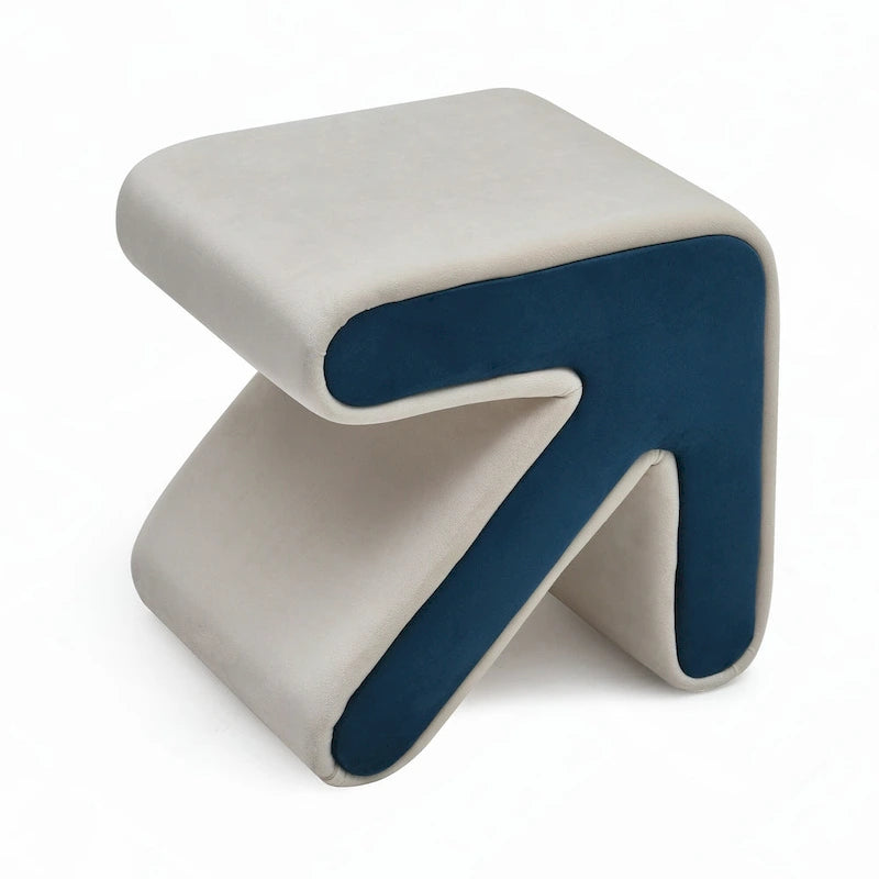 Upholstered Velvet Sofa Stool Shoe Bench