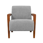 Luxurious Solid Wood Accent Chair for Stylish Living Rooms