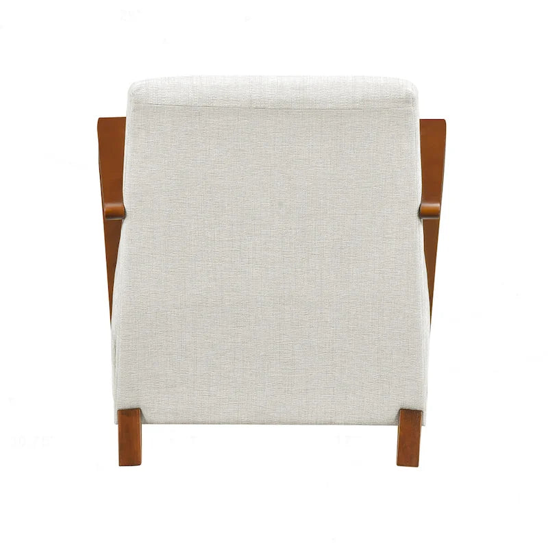 Luxurious Solid Wood Accent Chair for Stylish Living Rooms