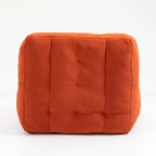 Modern 38.5" Velvet Accent Chair with Memory Foam Cushion & Ottoman