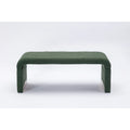 Modern New Boucle Fabric Loveseat Ottoman Footstool Bedroom Bench Shoe Bench With Gold Metal Legs
