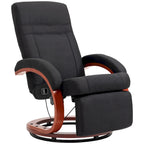Manual Recliner Chair with 135° Recline, 360° Swivel & Adjustable Footrest