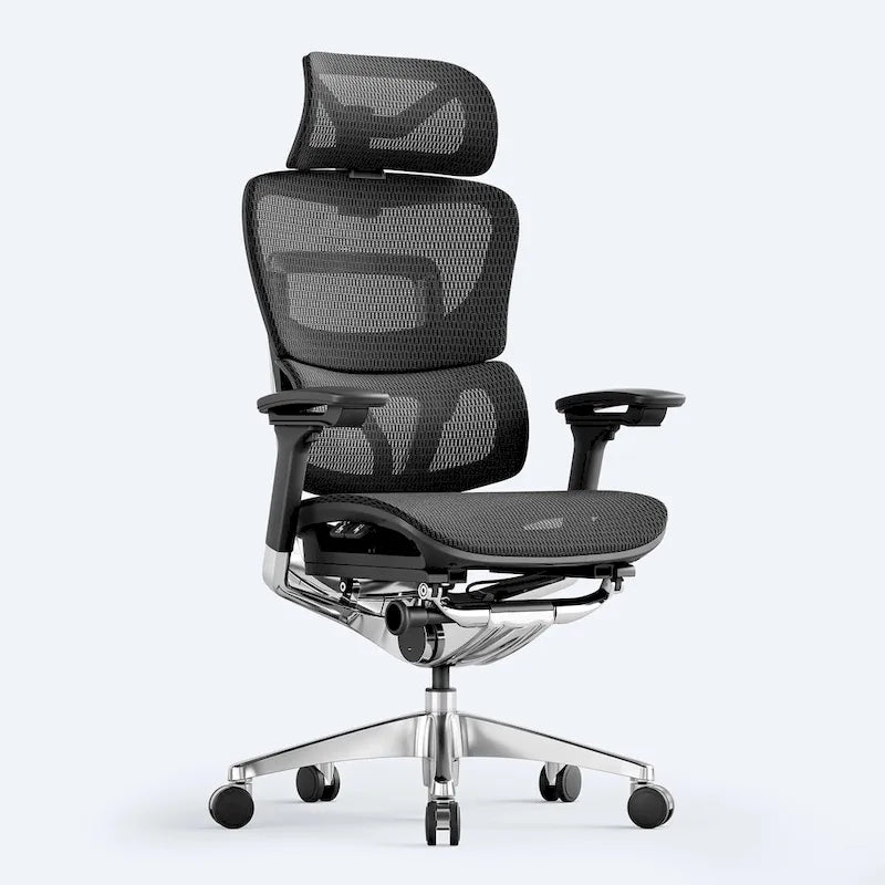 High Back Ergonomic Office Chair with Wire Control Mechanism – No Footrest