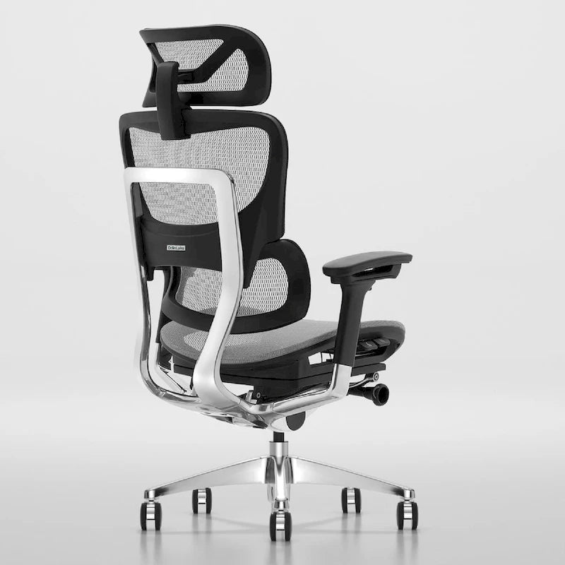 High Back Ergonomic Office Chair with Wire Control Mechanism – No Footrest