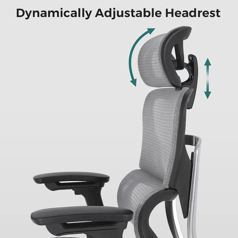 High Back Ergonomic Office Chair with Wire Control Mechanism – No Footrest