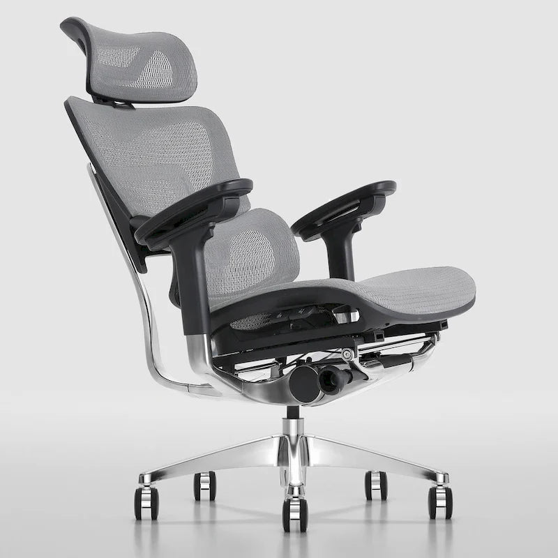 High Back Ergonomic Office Chair with Wire Control Mechanism – No Footrest