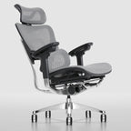 High Back Ergonomic Office Chair with Wire Control Mechanism – No Footrest