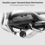 High Back Ergonomic Office Chair with Wire Control Mechanism – No Footrest