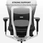High Back Ergonomic Office Chair with Wire Control Mechanism – No Footrest