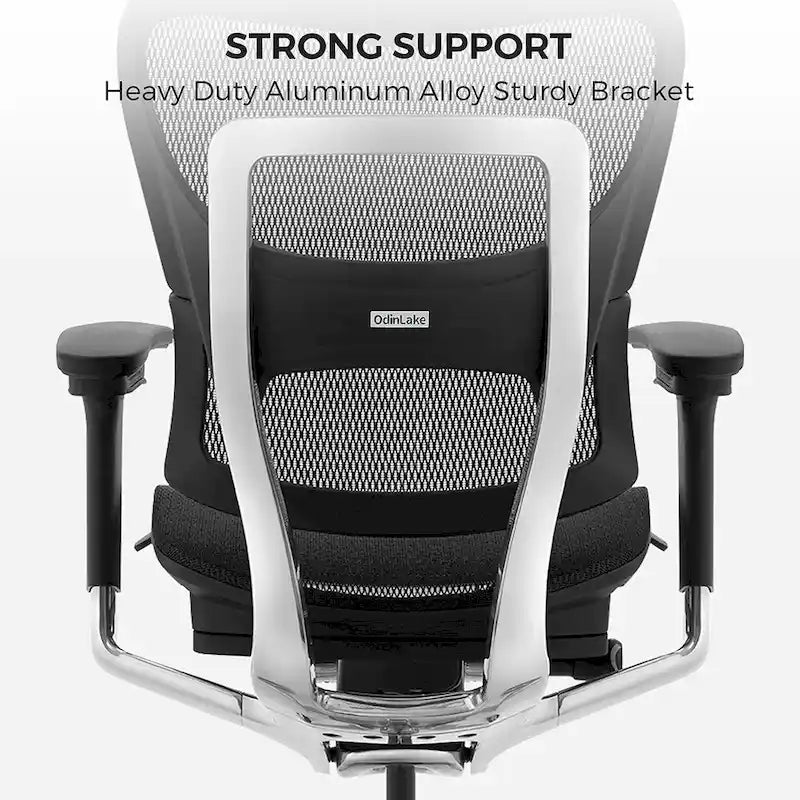 High Back Ergonomic Office Chair with Wire Control Mechanism – No Footrest