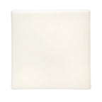 Moroccan Glam Velvet Square Ottoman with Gold Liquid Finish & Quatrefoil Design
