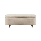 Boucle Flip Top Storage Bench with Soft-Close Hinges – 48"