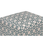 Transitional Square Button Tufted Ottoman