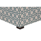 Transitional Square Button Tufted Ottoman