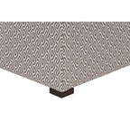 Transitional Square Button Tufted Ottoman