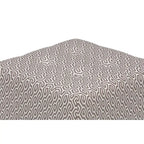 Transitional Square Button Tufted Ottoman