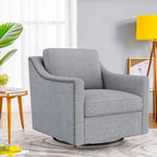 Swivel Accent Chairs for Living Room, 360 Degree Barrel Chairs Arm Chairs for Bedroom Living Room Chair Bedroom Chair