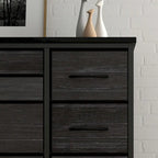 TV Stand with Power Outlet, 10 Drawers for 55 TV - n/a