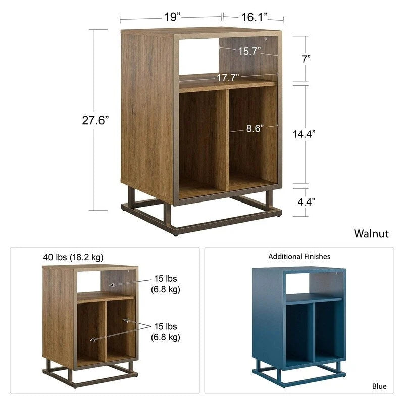 Turntable Stand - 16.14D x 19W x 27.56H