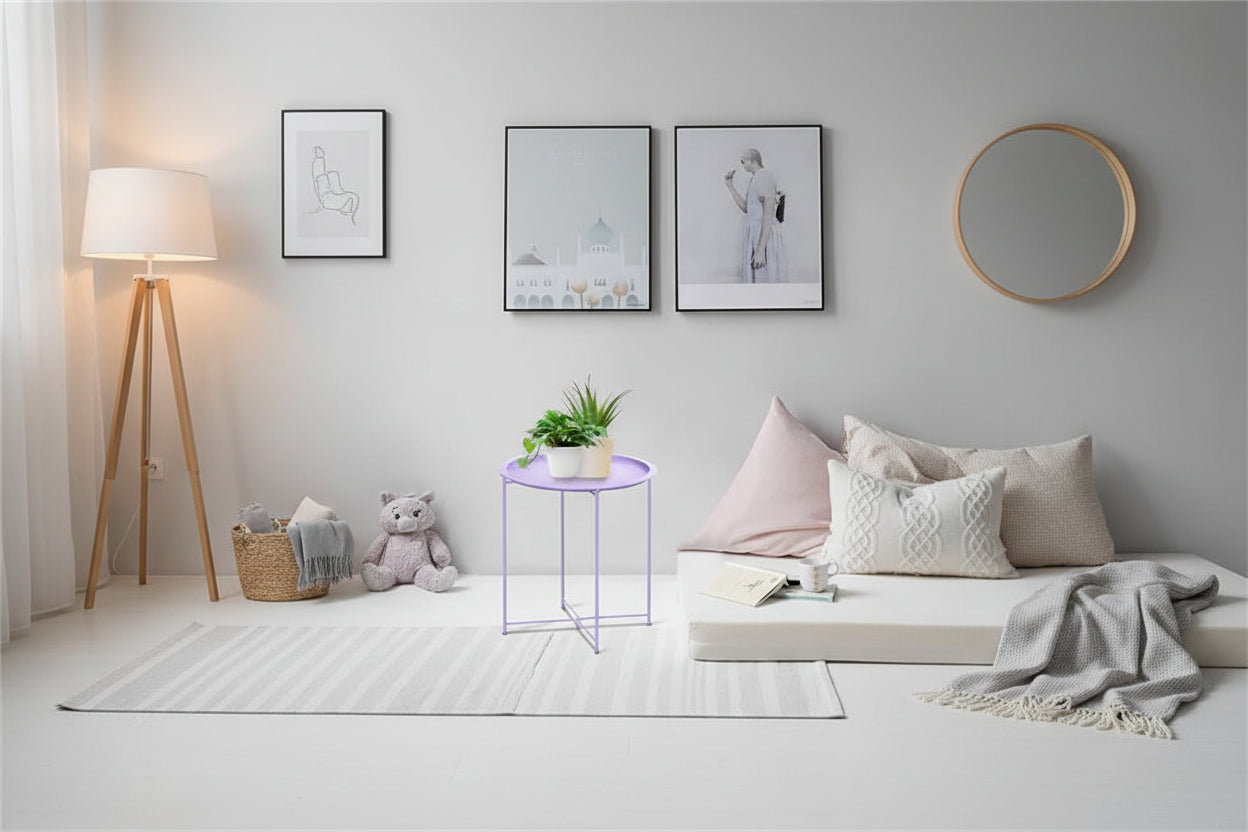 Tray Metal Side Table