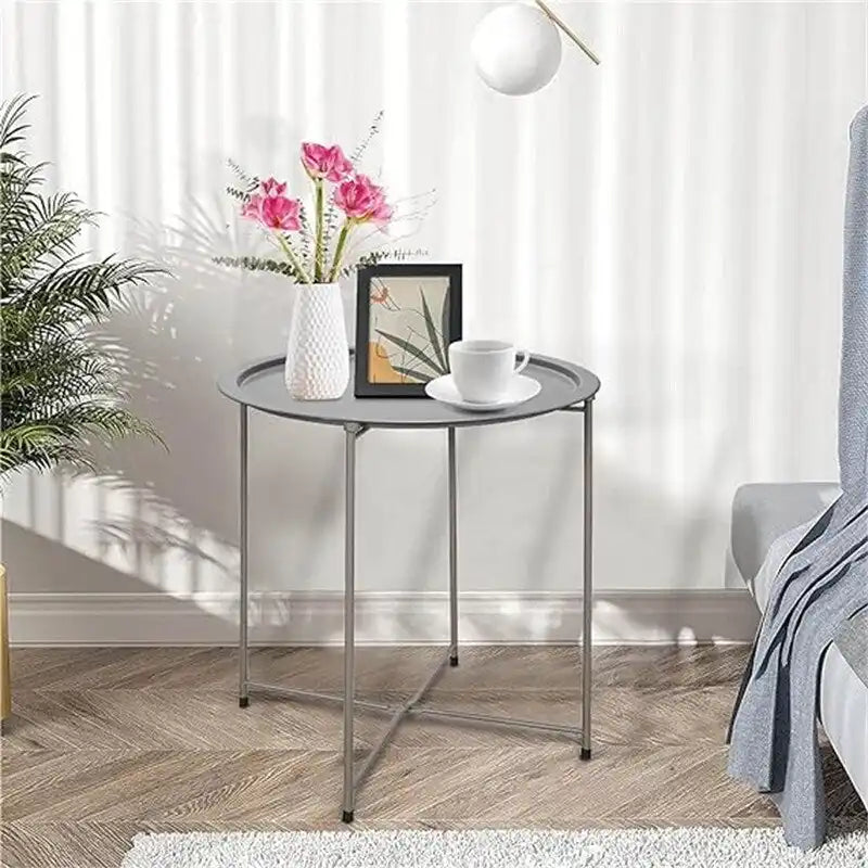 Tray Metal Side Table
