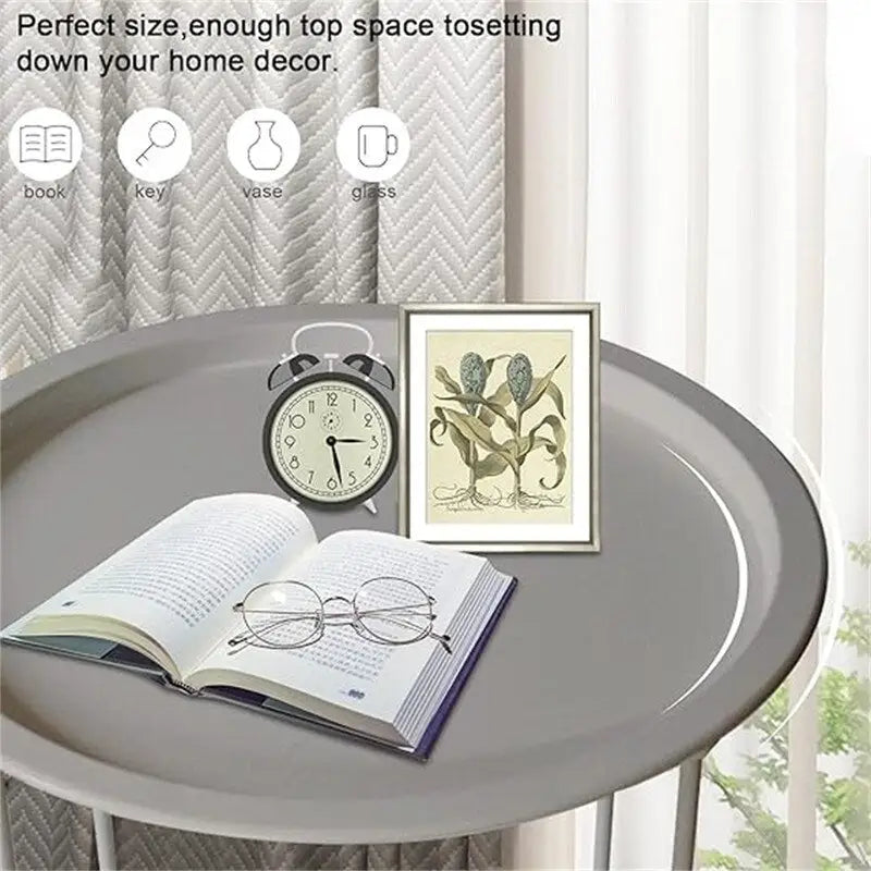 Tray Metal Side Table