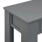 Console Table/Sofa Table with Storage Drawers and Bottom Shelf for Entryway Hallway