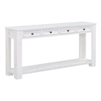 Console Table/Sofa Table with Storage Drawers and Bottom Shelf for Entryway Hallway