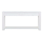 Console Table/Sofa Table with Storage Drawers and Bottom Shelf for Entryway Hallway