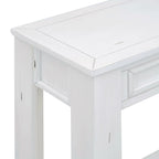 Console Table/Sofa Table with Storage Drawers and Bottom Shelf for Entryway Hallway