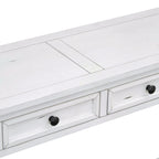 Console Table/Sofa Table with Storage Drawers and Bottom Shelf for Entryway Hallway