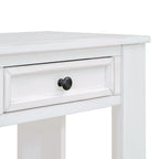 Console Table/Sofa Table with Storage Drawers and Bottom Shelf for Entryway Hallway